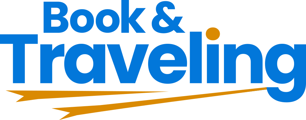 Book and Traveling logo